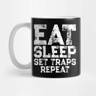 Eat Sleep Set Traps Repeat Mug